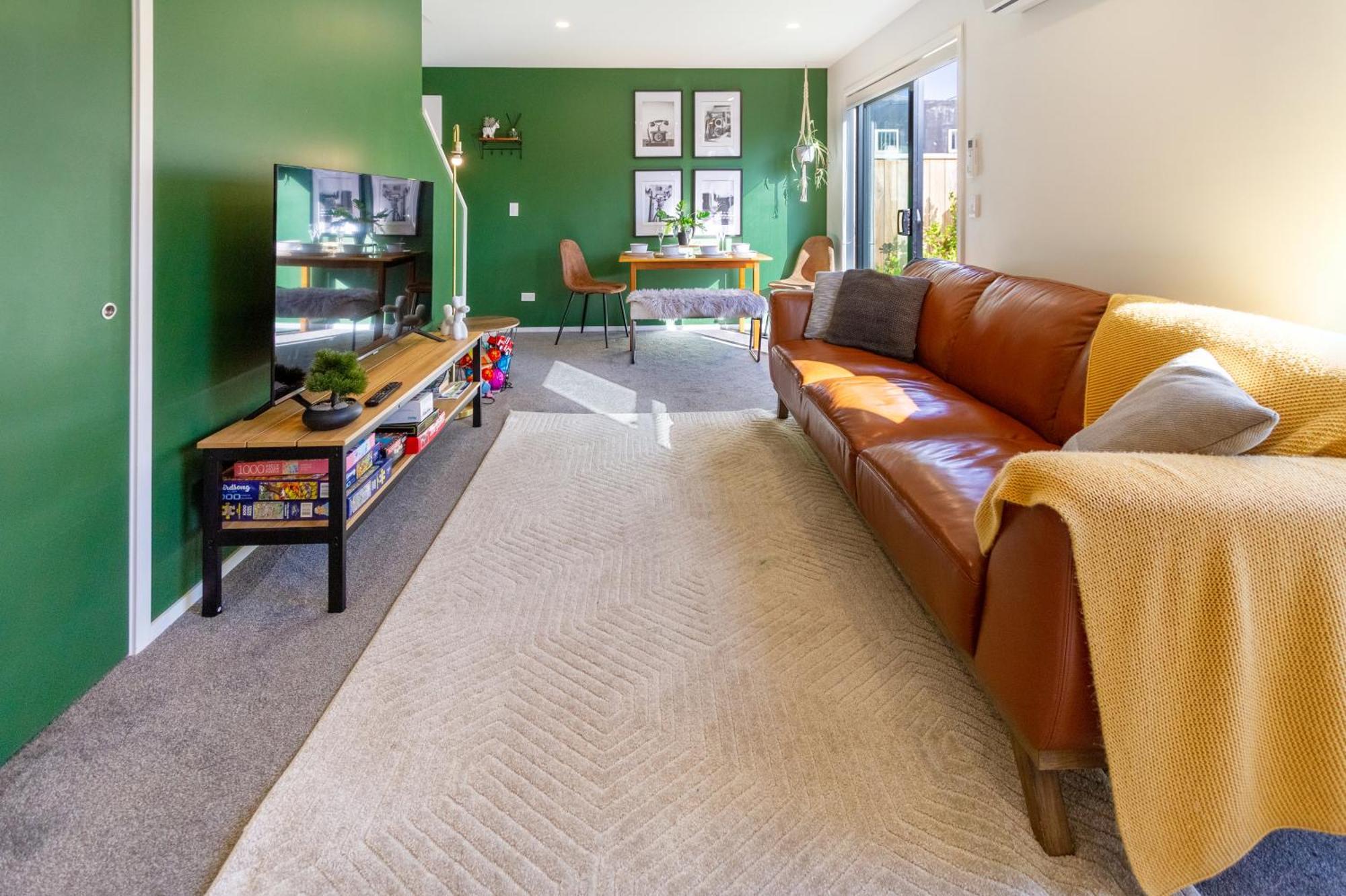 Gorgeous In Green - 2 Bed Central Oasis W/King Bed Christchurch Extérieur photo
